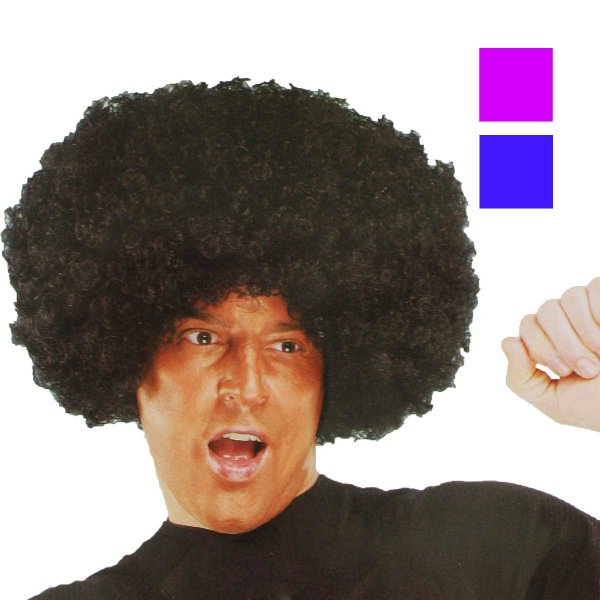Αποκριάτικη Περούκα Afro (2 Χρώματα)